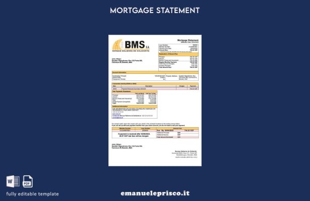stile verificato Dichiarazione di mutuo Mali Banque Malienne de Solidarité (BMS)